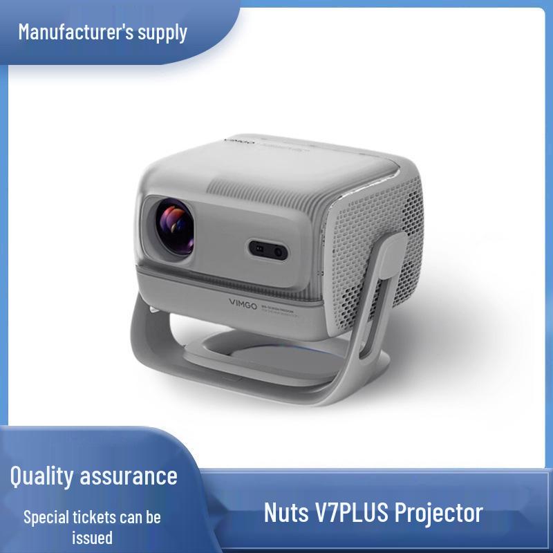 Nut Micro Fruit V7 HD Portable 1080P Home Projector with Gimbal