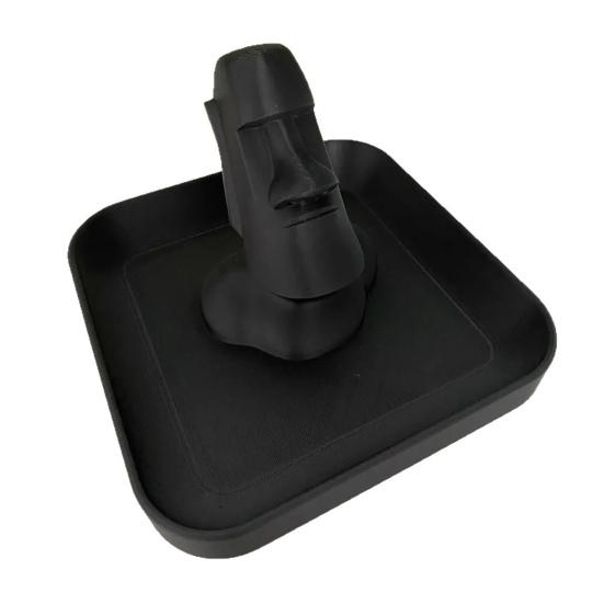 

Тримач для окулярів у вигляді статуї Моаї 3D-друкована підставка для дисплея окулярів Настільна прикраса Тримач для сонцезахисних окулярів Стійка для демонстрації окулярів чорний