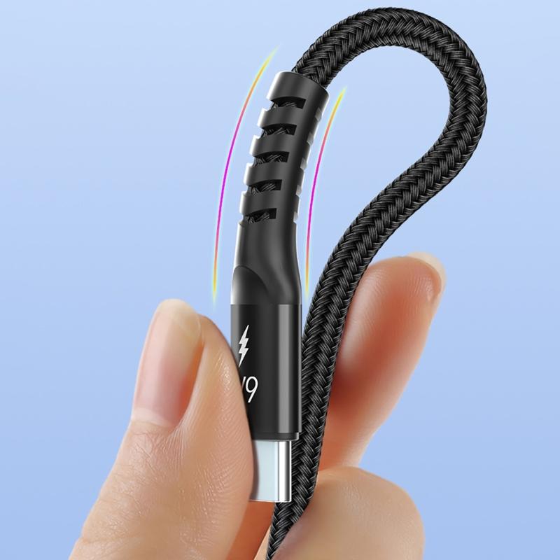USB to USB C Cable USB to Type C Cable Fast Charging Nylon Braided Data Sync Transfer Cord USB C Charging Cable