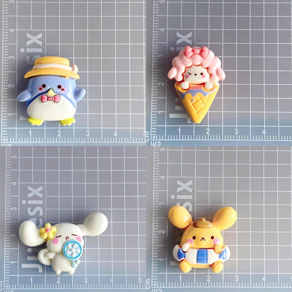 Cute Cartoon Animal Resin Accessories For Diy Phone Cases And Hair Accessories