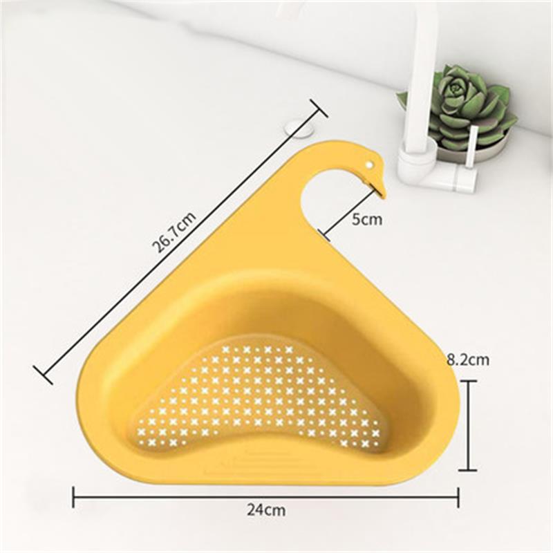 

Kitchen Sink Strainer Basket Multifunctional Leftover Drain Residual Soup Slag Garbage Filter Rack Fruit Vegetable Drain Sink
