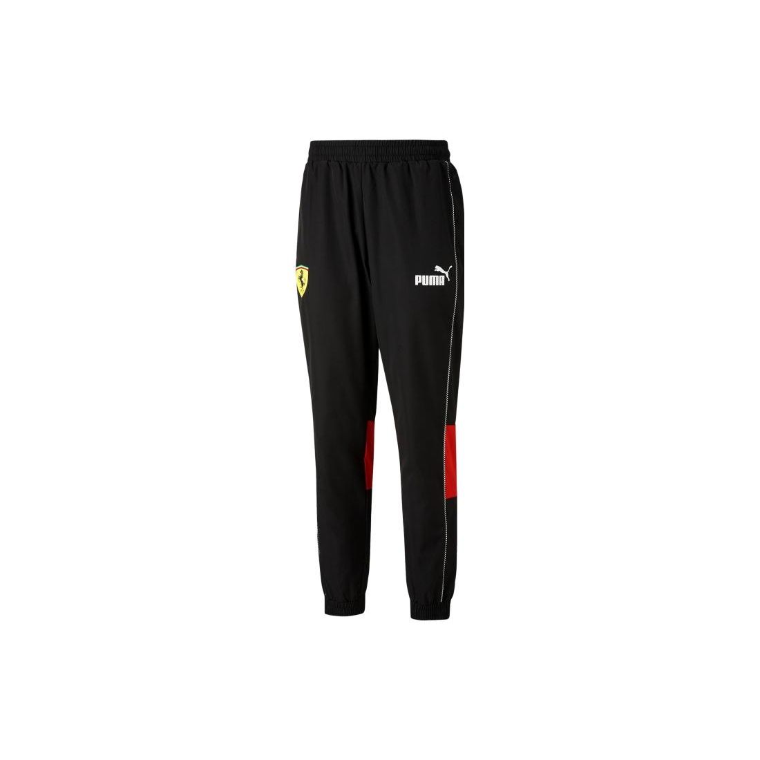 

Puma Logo Letter Print Elastic Cuff Sports Pants Unisex bottoms Black 538158-01 XL