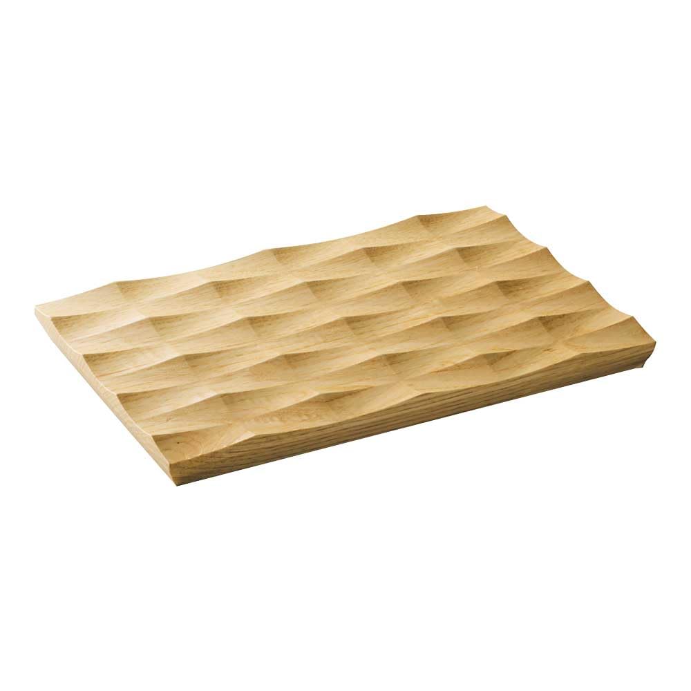 Yamaco corrugated 27 x 17 x H2 32590 plate, cm,