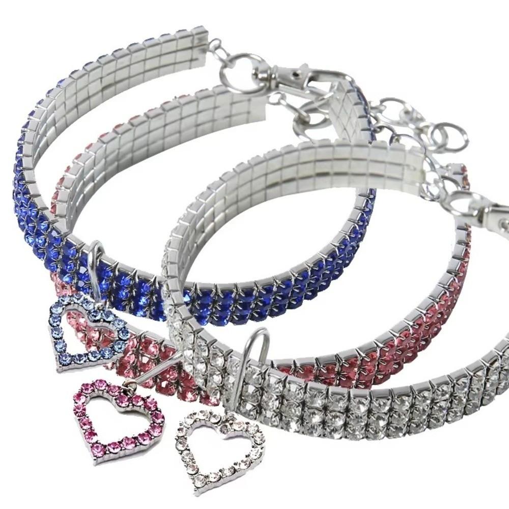 Adjustable Cat Collar Necklace Decorative Pendant Dog Collar Accessory Pet Neck Collar For Cat Dog