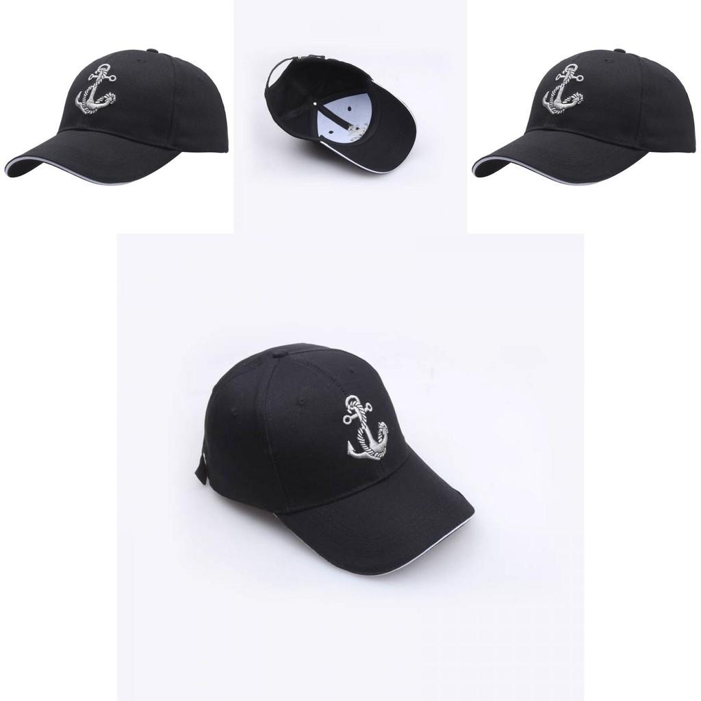 Baseball Cap Waterman Embroidered Anchor Adjustable Hat For Men And Women