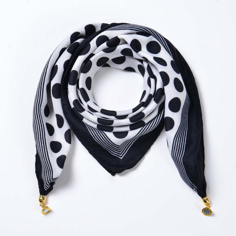 New Women's Multifunctional Versatile Warm Triangle Neck Protection Scarf Premium Velvet Decorative Scarf