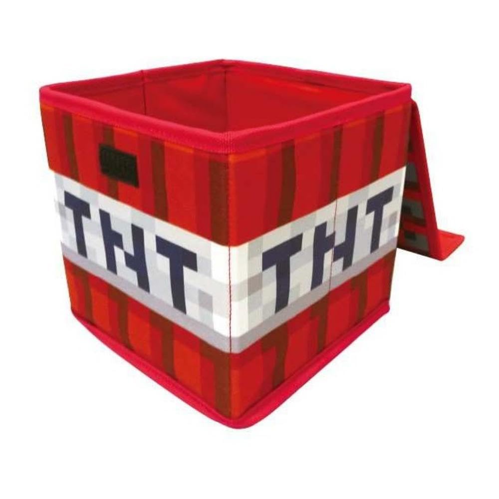 K Company Minecraft Tisch-Truhe mit H18 x B18 x T18cm TNT, MCT-TCH2-TN,