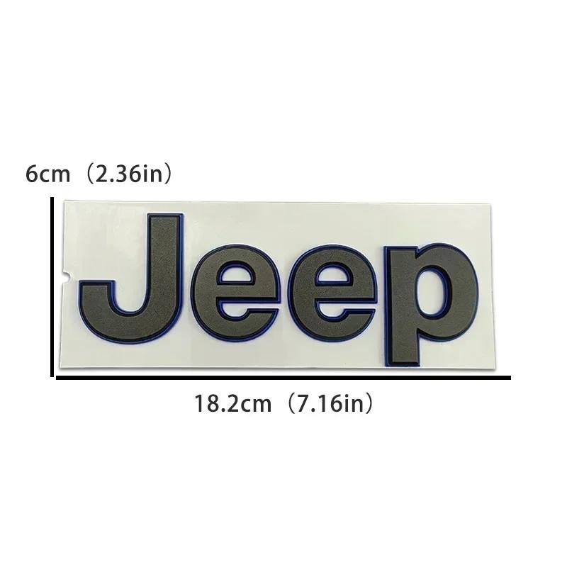 ABS Car Front Emblem Trunk Sticker for Jeep Grand Cherokee Commander Renegade Liberty Compass Patriot Wrangler Tj Jk Decoration ALZ1