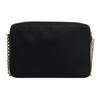 Michael Kors Jet Set Leather Portable Crossbody Bag, Shoulder Bag Women's Black 32S4GTVC3L-BLACK