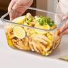 Hualuofuxiang Microwave Safe Glass Food Storage Container (2-Pack)