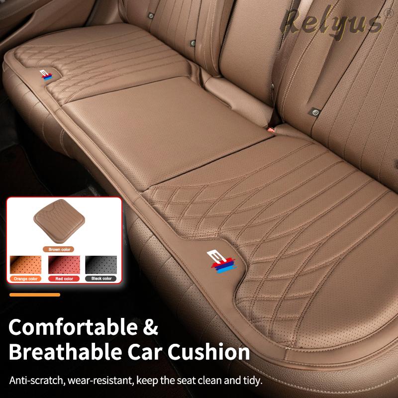 Weiches Auto-Sitzkissen PU-Leder Belüftet Ganzjahres-Sitzkissenbezüge für BMW 3er Serie 3GT G20 G21 G28 F30 F31 F34 F35 F36