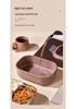 Coffee Bear Insulated Bento Lunch Box with Compartments for Students and Adults, Ideal for Work or Canteen Use