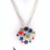 Les Trésors De Lily [G6146] - Designer Necklace 'Esmeralda' Tutti Frutti