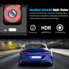 3 Channel Dash Cam for Car Camera Video Recorder Dashcam DVRs Black Box Dual Lens DVR with Rear View Camera 24H Parking Monitor
