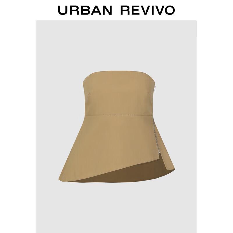 UR 2025 Spring Women s Asymmetric Sleeveless Blouse S