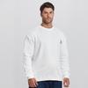 Dibinze Men's Plus Size Cotton Blend Crewneck Sweatshirt