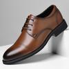 Classic Men's Leather Oxford Shoes Fashion Men Business Dress Shoes British Casual Social Shoe Simple Male Formal Dress Footwear
