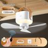 Portable Multi-Functional Ceiling Fan: Rechargeable & Remote-Controlled, Ideal for Camping & Wall/Desktop Mounting