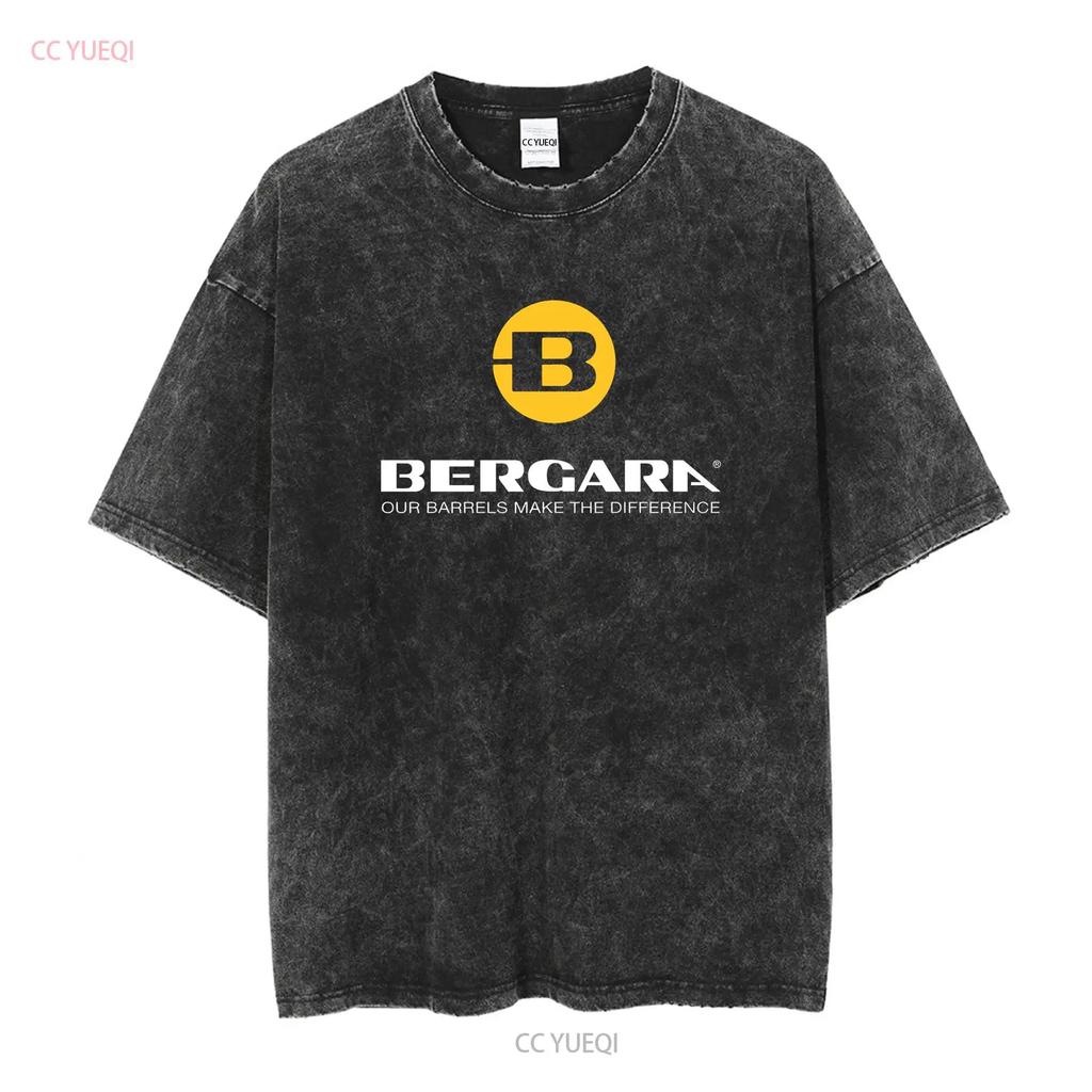 New Bergara Guns Firearms Logo Men's Black T Shirt USA Size S To 5XL Long Sleeves Vintage Washed Breathable Casual Comfortable