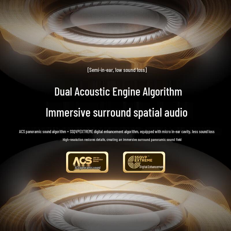 Saina G6S Open-Ear Bone Conduction Bluetooth Headset