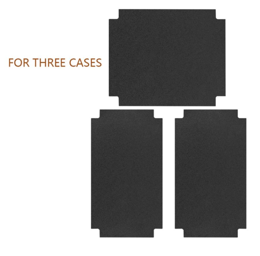 Motorcycles PVC Side Top Tail Rear Case Pads Pannier Cover Luggage Cases 3 piece