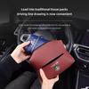 Car Leather Tissue Bag Tissue Storage Wrap For Alfa Romeo Giulietta Mito 159 Giulia Stelvio 156 147 Tonale Brera Disco Volante