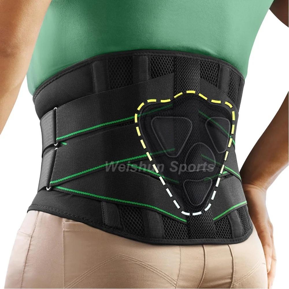 

Back Brace For Lower Back Pain Relief Men Women,Breathable Back Support Brace With 3D Lumbar Support Pad For Lifting At Work XXL