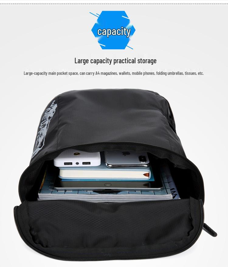 Ultralight Water-Repellent Foldable Travel Backpack for Outdoor Sports