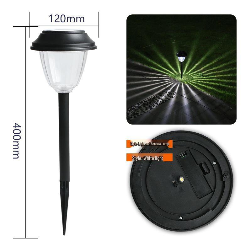 Outdoor Solar Courtyard and Garden Villa Projection Light Solar Lawn Light
