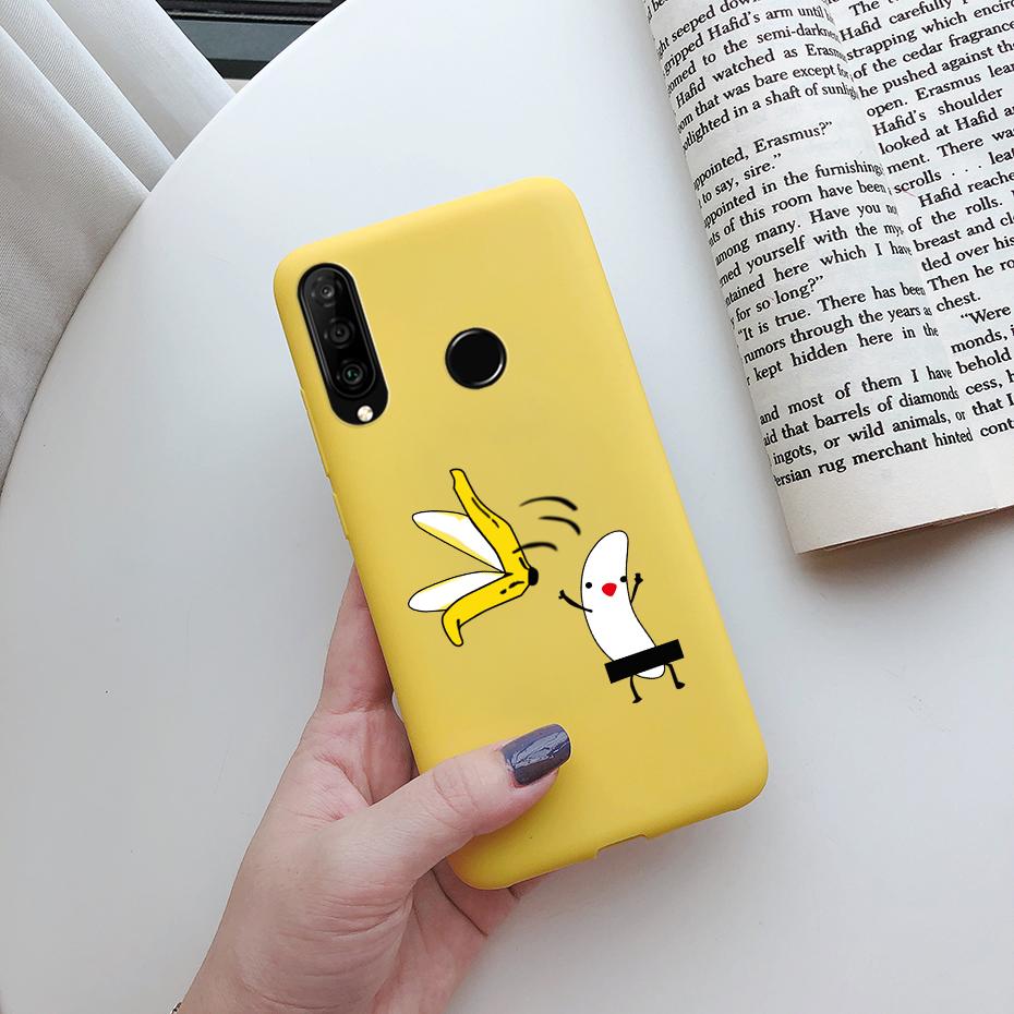 Cartoon Cute Case For Huawei P30 Lite Pro 2020 Cover Soft Silicone Protector Coque For Huawei P30lite MAR-LX1M P30Pro Phone Case