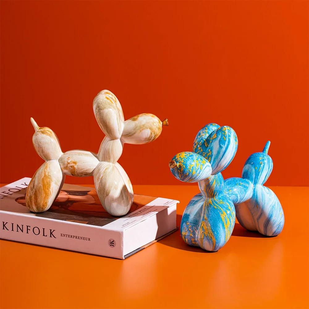 Individualistic Colorful Sculpture Animal Statuette Graffiti Home Living Room Desk Aesthetic Crafts Tv Cabinet Decor Ornament