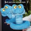 Plush Animal Kingdom Zootopia Gary Blue Snake Toy For Kids And Gifts