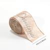 Christmas Tree Ribbon 6.5 Ft Christmas Strap Decoration Champagne Color Wreath Ribbon For Holiday Wrap Present Tree Decor Bow