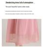 Modern Watercolor Pink Qipao Dress: Women's Slimming Waist-Cinched Long Skirt, Summer 2026 Edition
