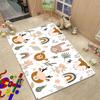 Nordic Style Baby Room Cartoon Animal Pattern Carpet Fresh Comfortable Kids Bed Floor Mat Bedroom Foot Mat Toy Storage