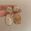 Cercei Unici Geometrici din Rășină - Chic Boem, Simpli, Casual și Accesorii Versatile pentru Purtare Zilnică