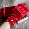 Vintage Wedding Gloves Bride Dress Gloves Satin Short Pearl Pendant Decoration Multicolor Etiquette Gloves Wedding Accessories
