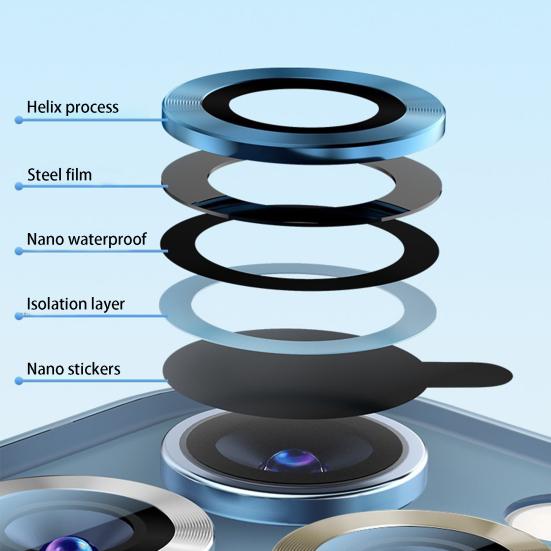 Stereometric Ultra-Thin Anti-Scratch Phone Cover Cell Phone Tempered Rear Lens Lens Glass Film For Iphone 13/13Pro/13Mini/13Pro