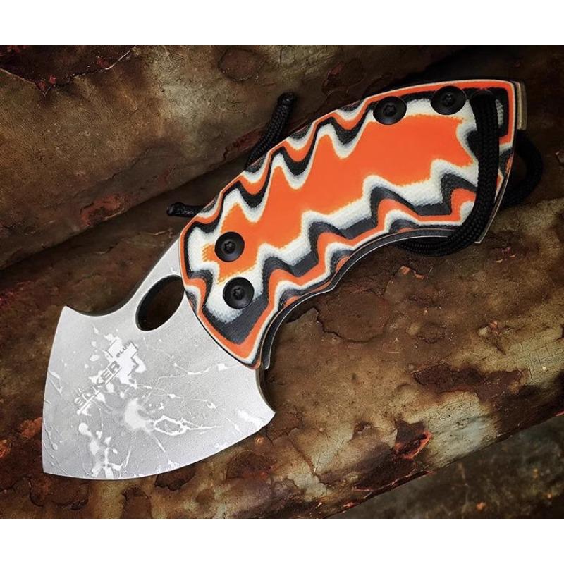 1 kus G10 sklolaminátová šablona nůž DIY výroba materiál na rukojeť černá/hnědá/olivově zelená oranžová G10 skvělý maskáčový vzhled nůž