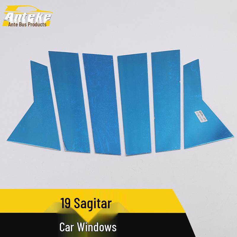 Sagitar Window Trim: 19 Model-Compatible Anti-Scratch Decorative Strip for Car Glass