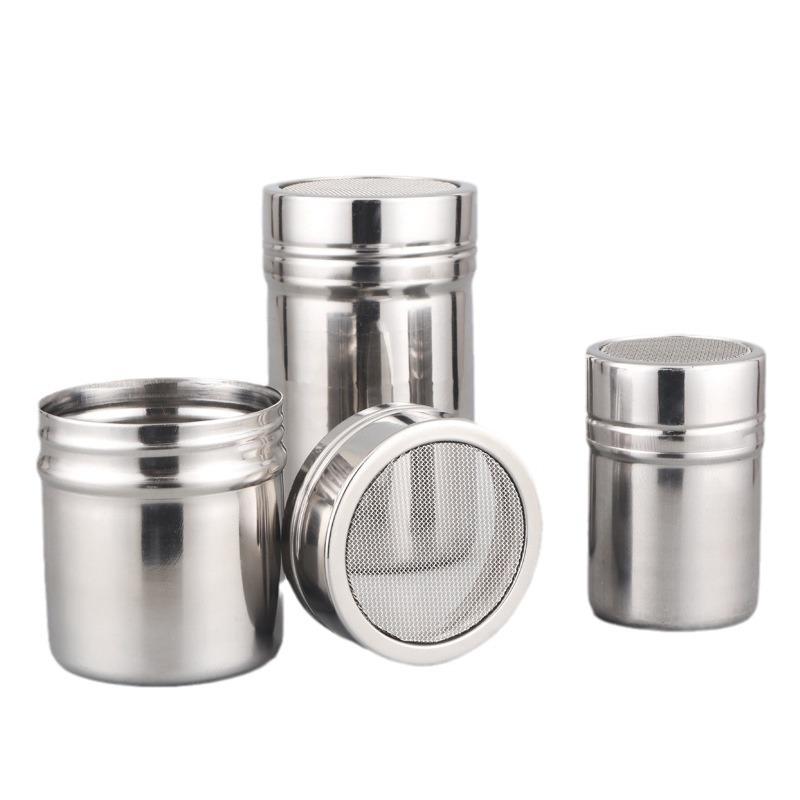 New Cocoa Powder Spicer Stainless Steel Chocolate Coffee Cocoa Flour Powder Mesh Spicer Household Kitchen Cooking Utensils
