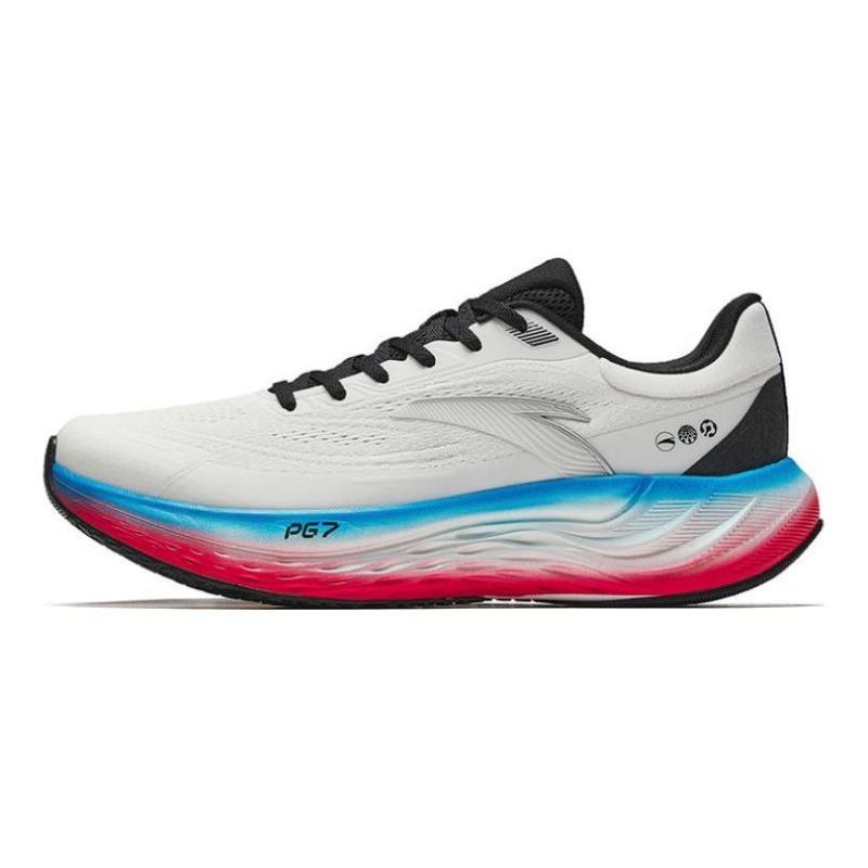 Anta PG7 men low-top running shoes white blue red 112435578R-1 41