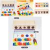 Wooden Shape Color Sorting Toy Box For Kid Educational Learning And Hand Eye Coordination