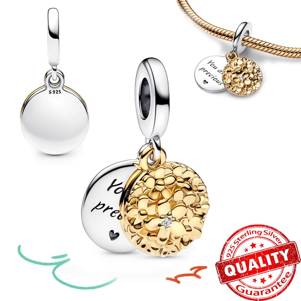 Einzigartiger teilbarer Mutter & Tochter Anhänger Charm passt Armband Kupfer Liebe Mama Perlen DIY Halskette Schmuck Geschenk