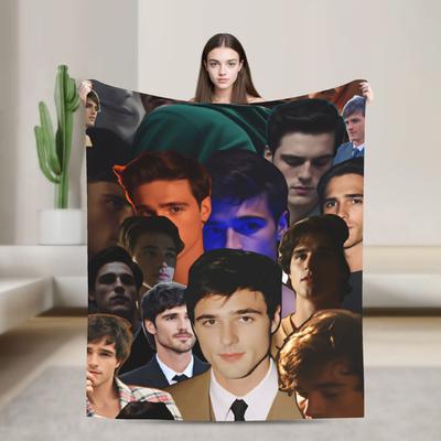 Jacob Elordi Decken Camping Flanell Überwurfdecke Für Wohnzimmer Warm Weich Design Qualität Tagesdecke Geschenkidee