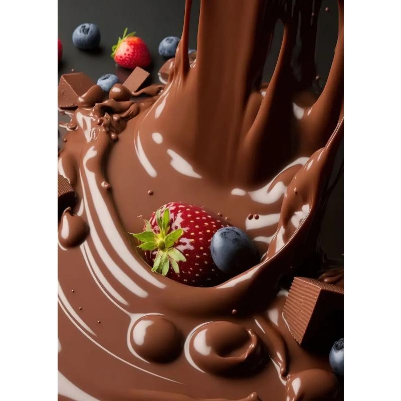 

Кухня Вкусная Кухня Шоколад Клубника Еда Постер Холст Живопись Настенное Искусство Картины Дом Ресторан Столовая Декор 21cm×30cm NoFrame