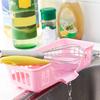 Kitchen Shelves Colorful Smooth Edge Solid Material Bathroom Storage Rack for Toiletries