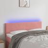 VidaXL LED Headboard Bedroom Furniture Double Bed Accessory Head of Bed Frame Interior Pink 3121385