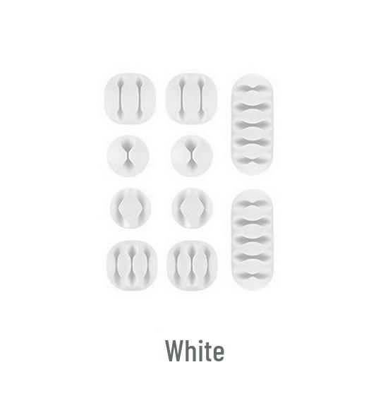 Minimalist Multi-Hole Cable Organizer & Desktop Hub