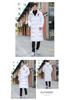 Unisex Long Winter Knee-High Coat, Couples' Cotton Jacket, Mid-Length Thickened School Uniform Style, Warm Quilt for Students.
